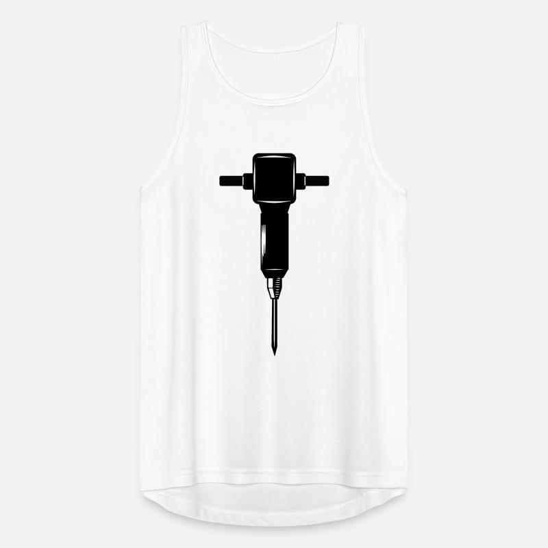 Krikhamer oder Presslufthammer Männer Tank Top atmungsaktiv