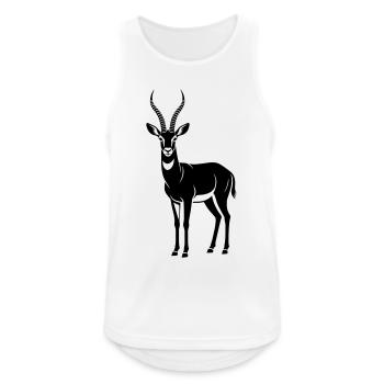 Antilope - Débardeur respirant Homme - blanc - Devant - Nick (188cm)