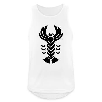 Homard - Débardeur respirant Homme - blanc - Devant - Nick (188cm)