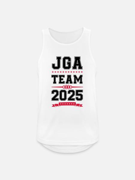 Bachelor Party Team 2025 - Men's Breathable Tank Top - white