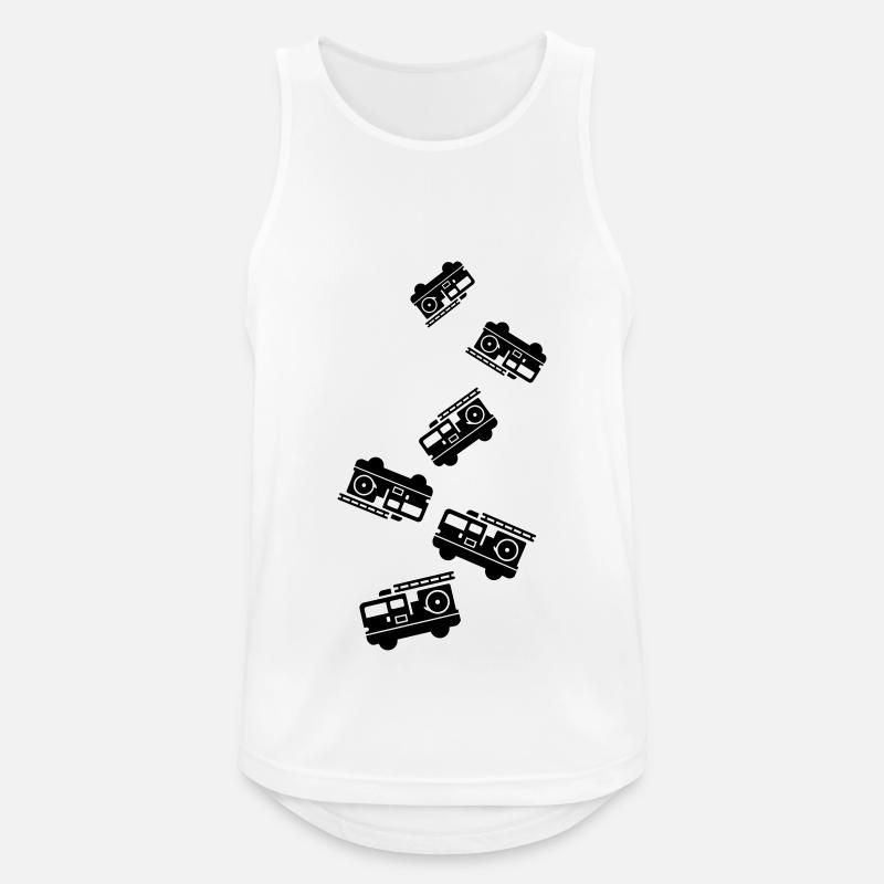 Fire engine - Men's Breathable Tank Top - white