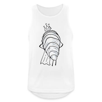 Oyster Prince - Men's Breathable Tank Top - white - Front - Nick (188cm)