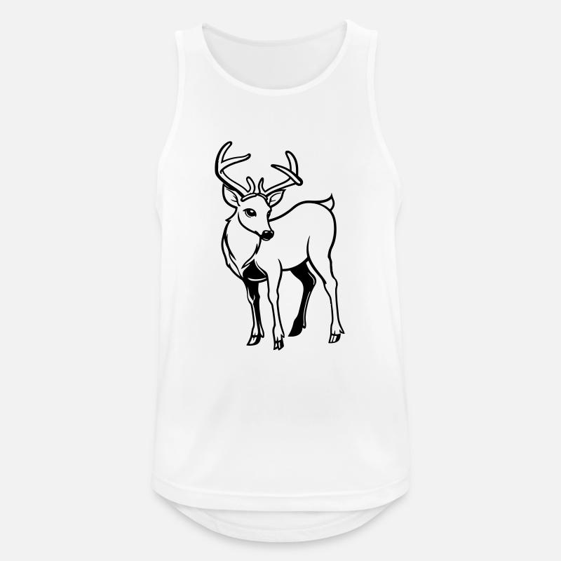 Deer Deer Comic - Men's Breathable Tank Top - white