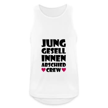 Hen Party Crew Hen - Men's Breathable Tank Top - white - Front - Nick (188cm)