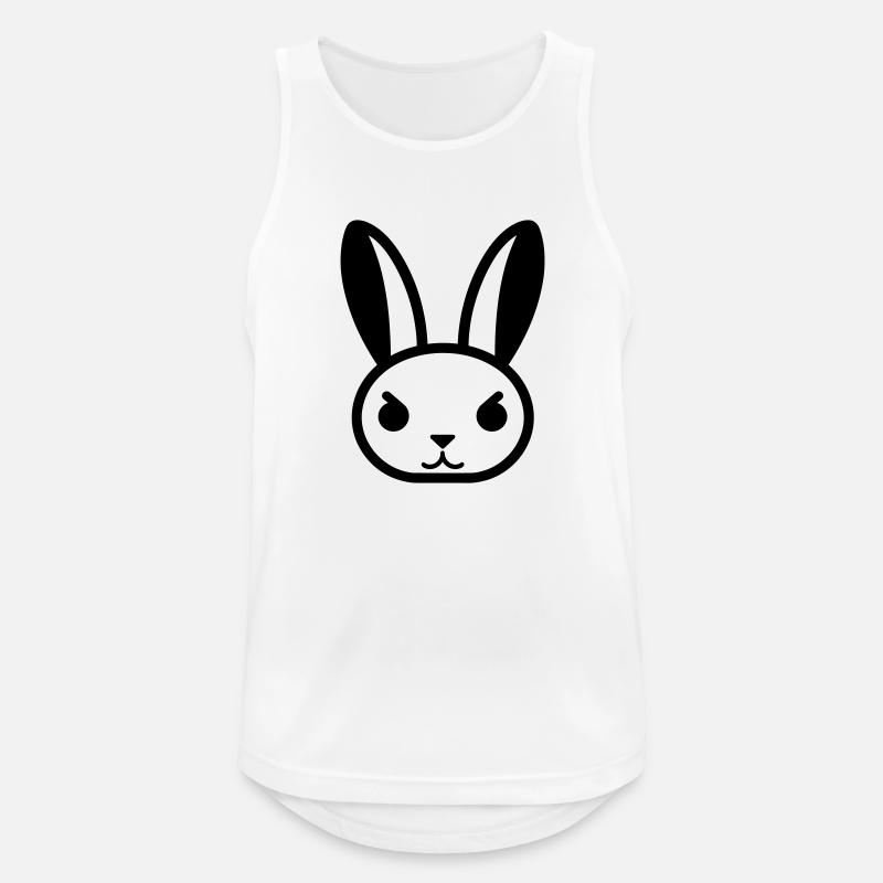 rabbit - Men's Breathable Tank Top - white