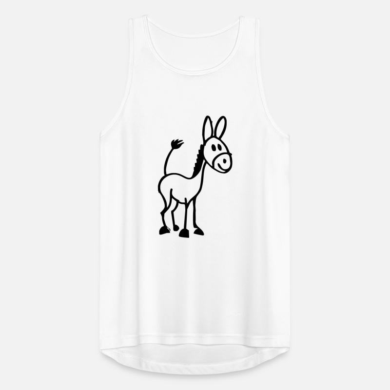 Eselchen Männer Tank Top atmungsaktiv