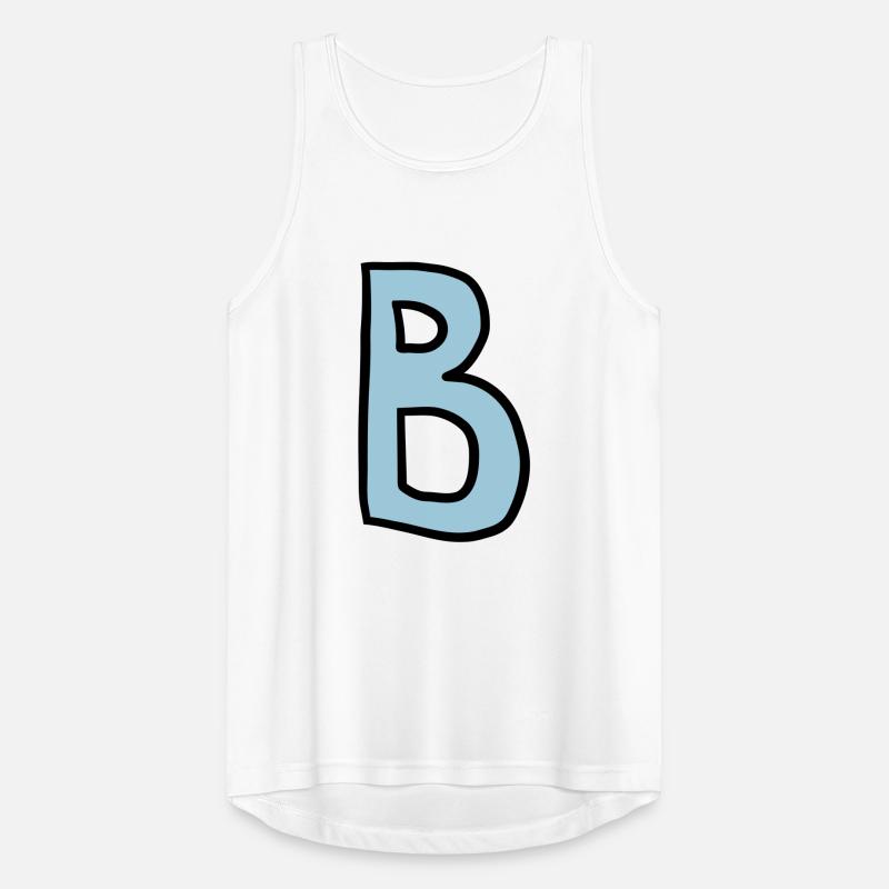 Buchstabe B Comic Cartoon Männer Tank Top atmungsaktiv