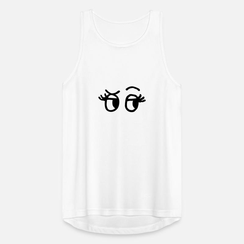 Augen Männer Tank Top atmungsaktiv
