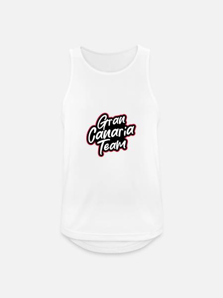 Gran Canaria Team - Men's Breathable Tank Top - white