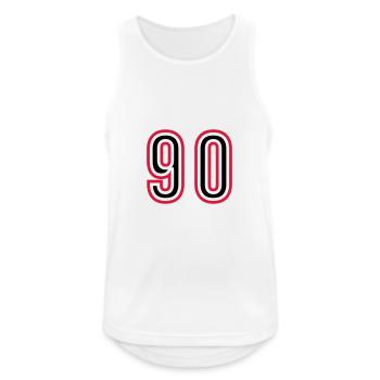90 Number Years Jersey - Men's Breathable Tank Top - white - Front - Nick (188cm)