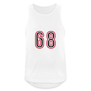 68 Number Years Jersey - Men's Breathable Tank Top - white - Front - Nick (188cm)
