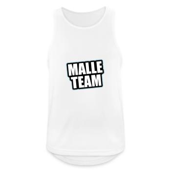 Malle Team Travel Holidays - Men's Breathable Tank Top - white - Front - Nick (188cm)