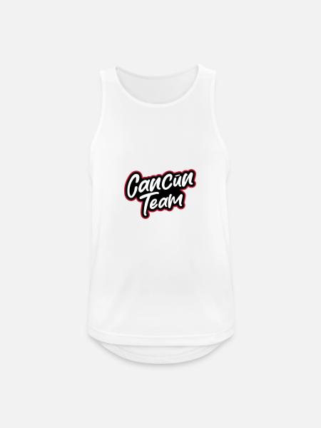 Cancun Team - Men's Breathable Tank Top - white