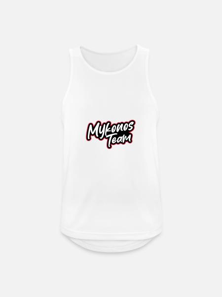 Mykonos Team - Men's Breathable Tank Top - white