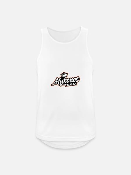 Mykonos Team - Men's Breathable Tank Top - white