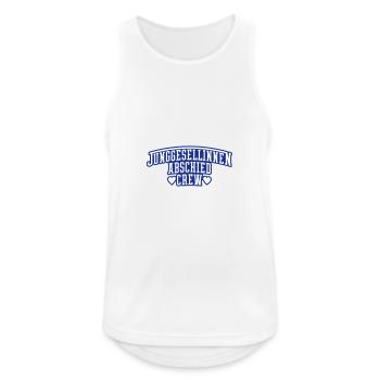 Hen Party Crew Hen - Men's Breathable Tank Top - white - Front - Nick (188cm)