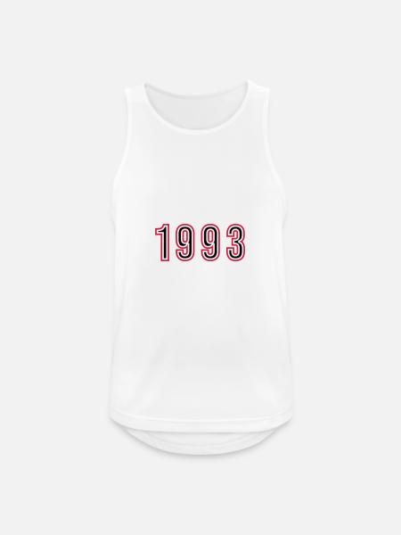 1993 Year Number - Men's Breathable Tank Top - white