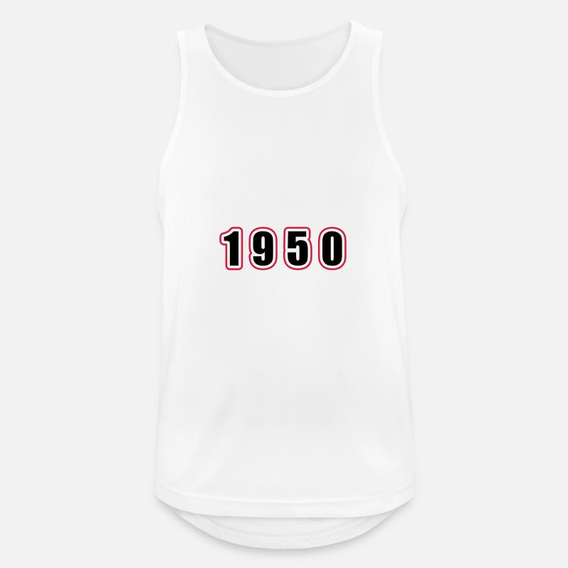 1950 Year Birthday - Men's Breathable Tank Top - white