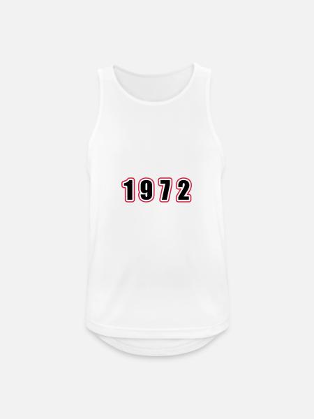1972 Year Birthday - Men's Breathable Tank Top - white
