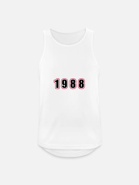 1988 Year Birthday - Men's Breathable Tank Top - white