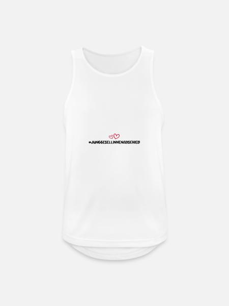 Hen Party Heart - Men's Breathable Tank Top - white