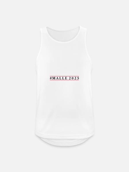 Malle 2025 Mallorca - Men's Breathable Tank Top - white