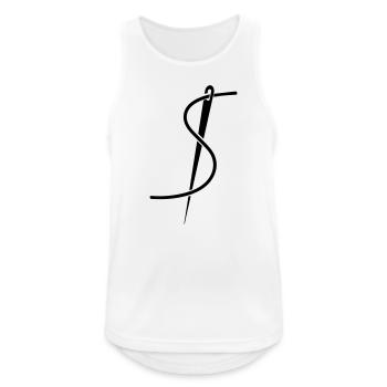 needle - Men's Breathable Tank Top - white - Front - Nick (188cm)