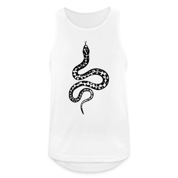 Snake - Men's Breathable Tank Top - white - Front - Nick (188cm)