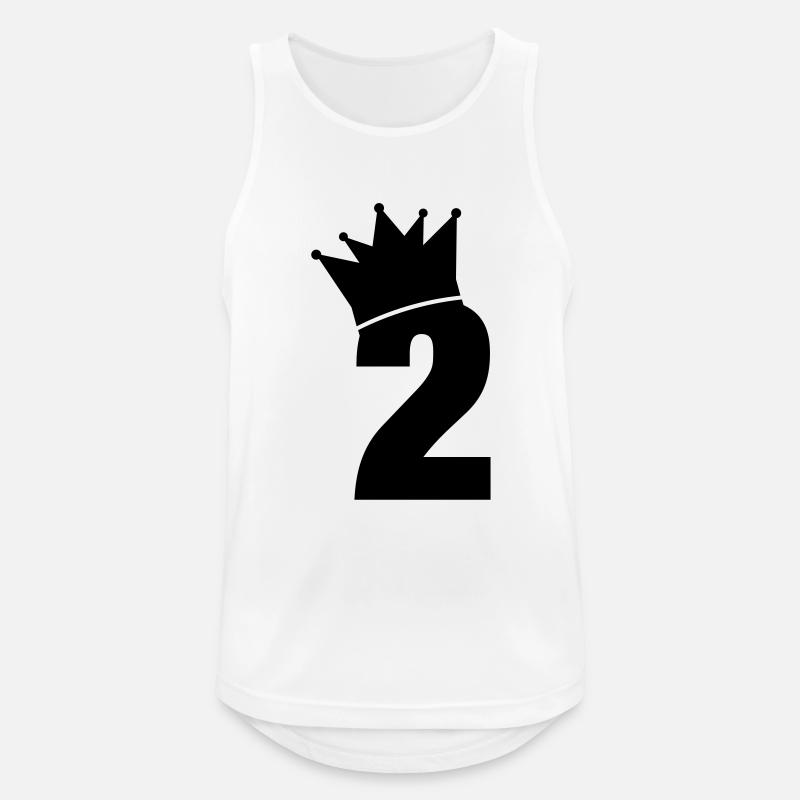 2_krone_f1 - Männer Tank Top atmungsaktiv - Weiß