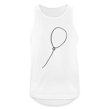 Schöner fliegender Luftballon - Männer Tank Top atmungsaktiv - Weiß - Vorne - Nick (188cm)