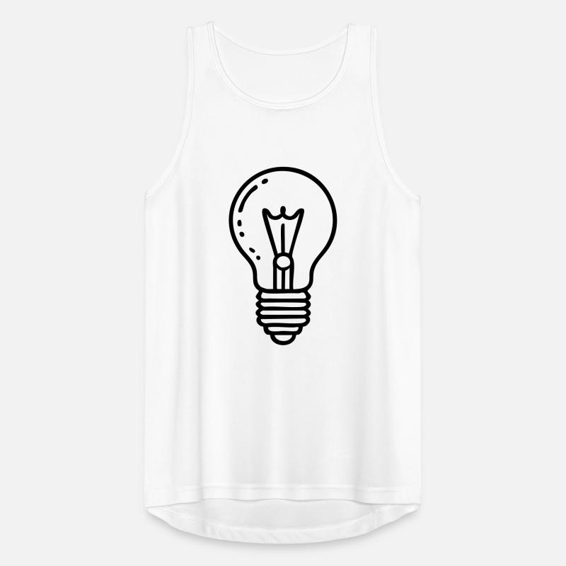 Glühbirne Idee Männer Tank Top atmungsaktiv
