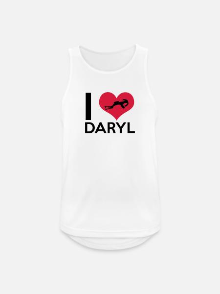 I Love Daryl - Men's Breathable Tank Top - white