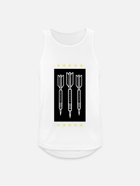 Darts Team Darts Icon - Men's Breathable Tank Top - white