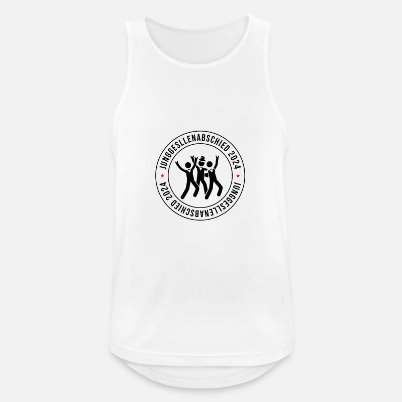 Bachelor Party 2024 - Men's Breathable Tank Top - white