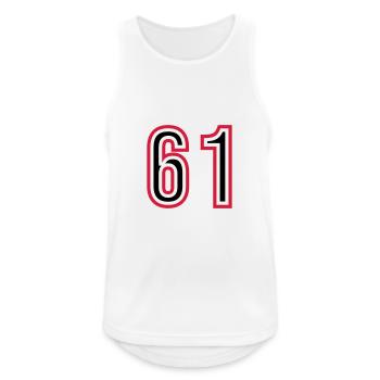 61 Number Years Jersey - Men's Breathable Tank Top - white - Front - Nick (188cm)