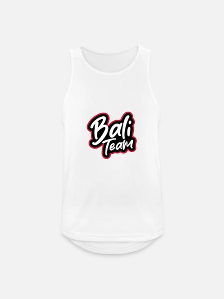 Bali Team - Men's Breathable Tank Top - white