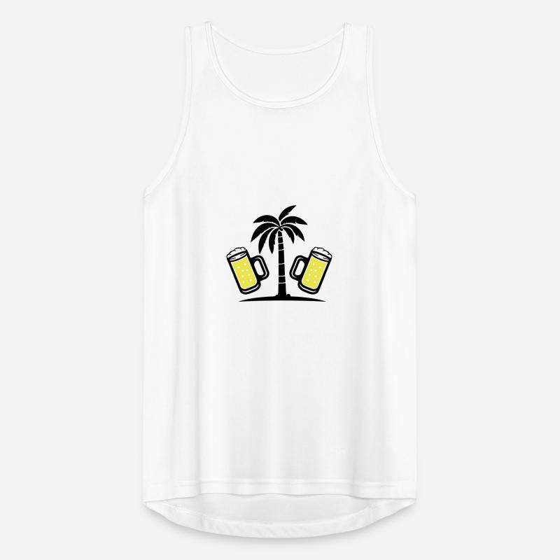 Bier Palmen Urlaub Männer Tank Top atmungsaktiv