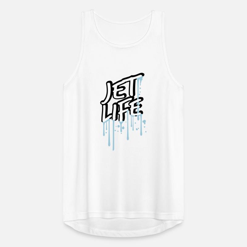 wet drops graffiti spray stamp cartoon comic Men's Breathable Tank Top
