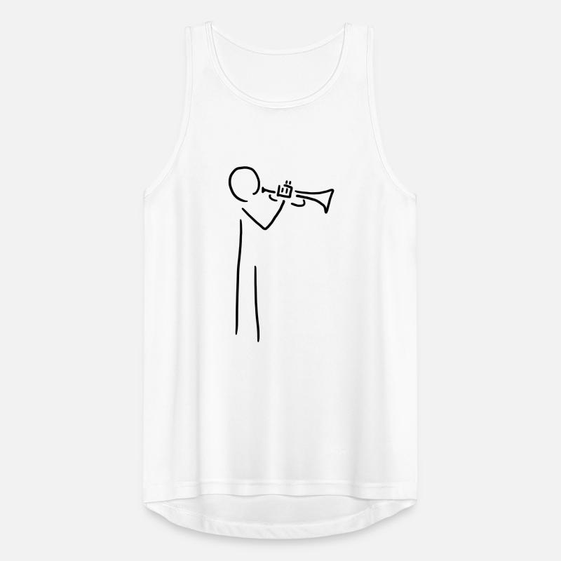 trompeter mit trompete Männer Tank Top atmungsaktiv