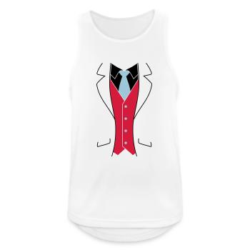 Tuxedo - Men's Breathable Tank Top - white - Front - Nick (188cm)