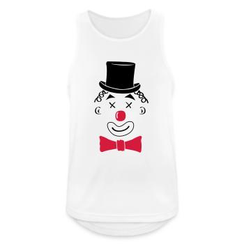clown - Débardeur respirant Homme - blanc - Devant - Nick (188cm)
