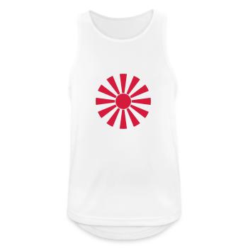 Japanisches Wappen 014 - Männer Tank Top atmungsaktiv - Weiß - Vorne - Nick (188cm)