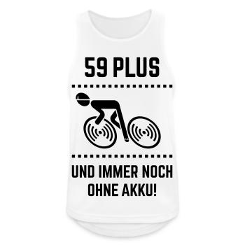 59 Plus – still without battery! Bicycle Road Bike B - Men's Breathable Tank Top - white - Front - Nick (188cm)