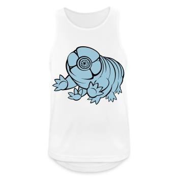 Bärtierchen Tardigrade - Men's Breathable Tank Top - white - Front - Nick (188cm)