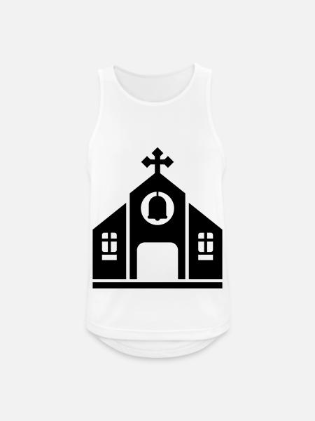 Church - Men's Breathable Tank Top - white