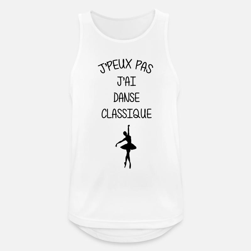 I can't, I have classical dance - Men's Breathable Tank Top - white