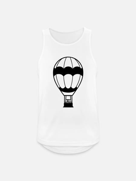 Luftballon - Männer Tank Top atmungsaktiv - Weiß