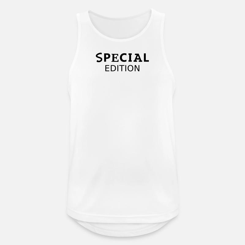 Special Edition - Männer Tank Top atmungsaktiv - Weiß
