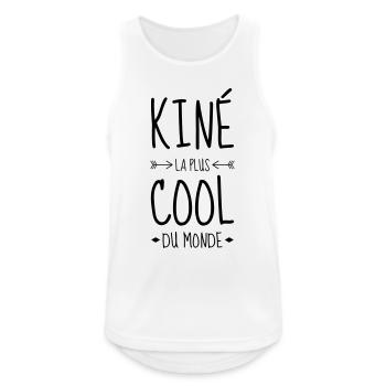 Krankengymnast / Krankengymnastin / Physio / - Männer Tank Top atmungsaktiv - Weiß - Vorne - Nick (188cm)