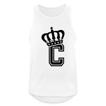 Point C - Men's Breathable Tank Top - white - Front - Nick (188cm)
